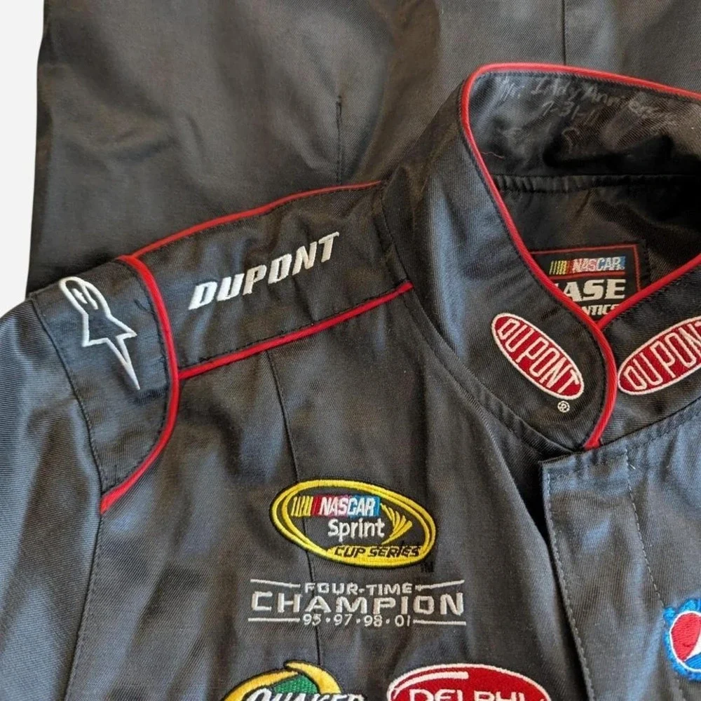 Chase Authentics Jeff Gordon 24 DuPont NASCAR Flame Racing Jacket XL